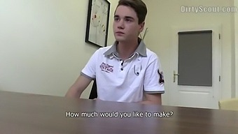 Amateur Straight Guy Gets Interviewed And Fucked By A Dirty Scout