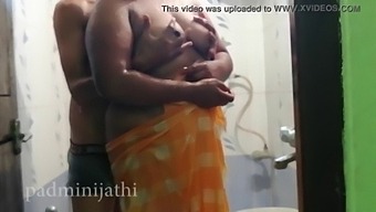 Indian Mature Couple Indulges In Steamy Shower Session