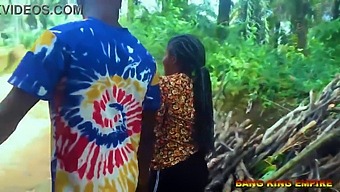 Big Black Cock Penetrates Horny Maiden'S Tight Pussy In African Village