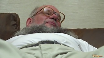 Elderly Couple Enjoys Oral Sex And Cum Play