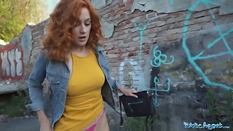 Cherry Candle'S Public Sex Adventure With A Horny Customer