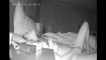 A Reserved Woman Pleasures Herself In Secret, Using A Concealed Camera For Added Excitement
