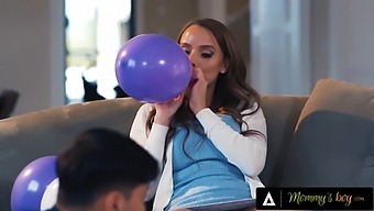 Milf With Perfect Body Seduces And Gets Penetrated By Pervy Stepson And His Friend