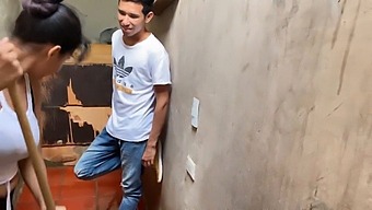 Black Stud Drills My Stepdad'S Big Ass In The Laundry Room