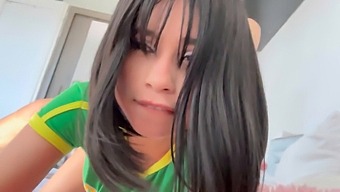 Sweet And Spicy Brazilian Stepsis Takes It Like A Champ